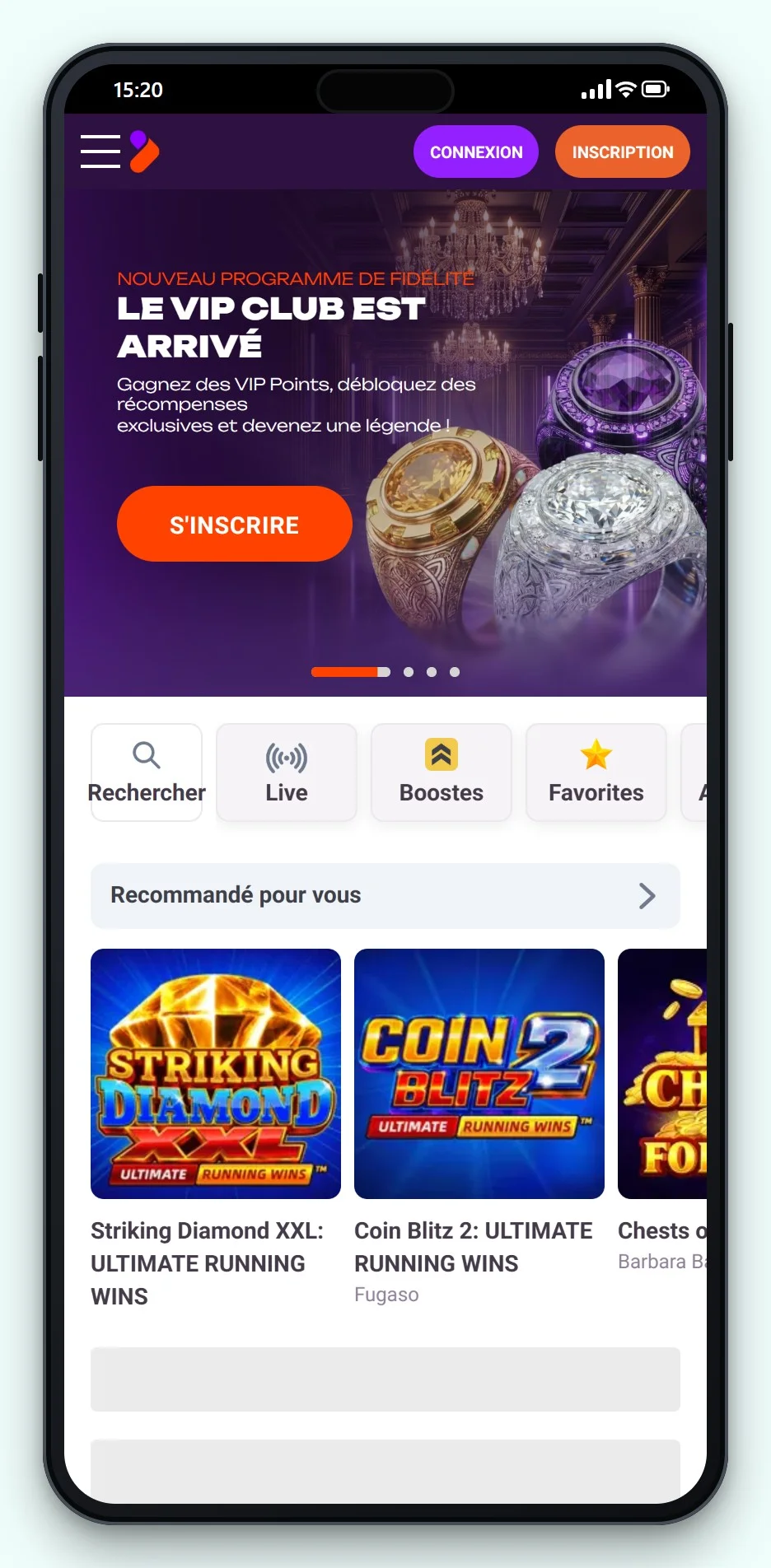 casino trustly: TonyBet sur mobile, le lobby de jeux du casino