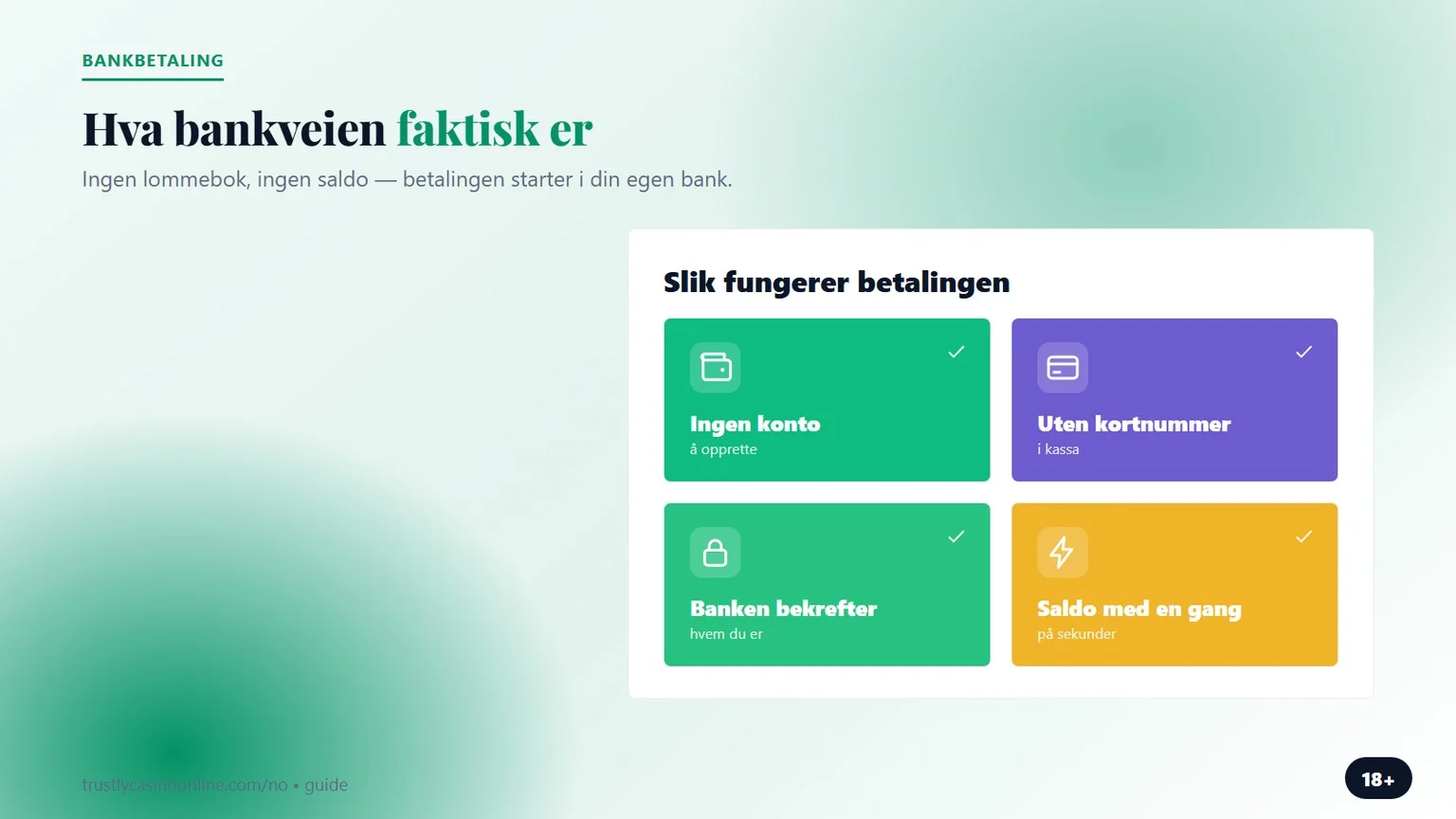 Trustly casino: bankbetaling uten kortnummer i kassa